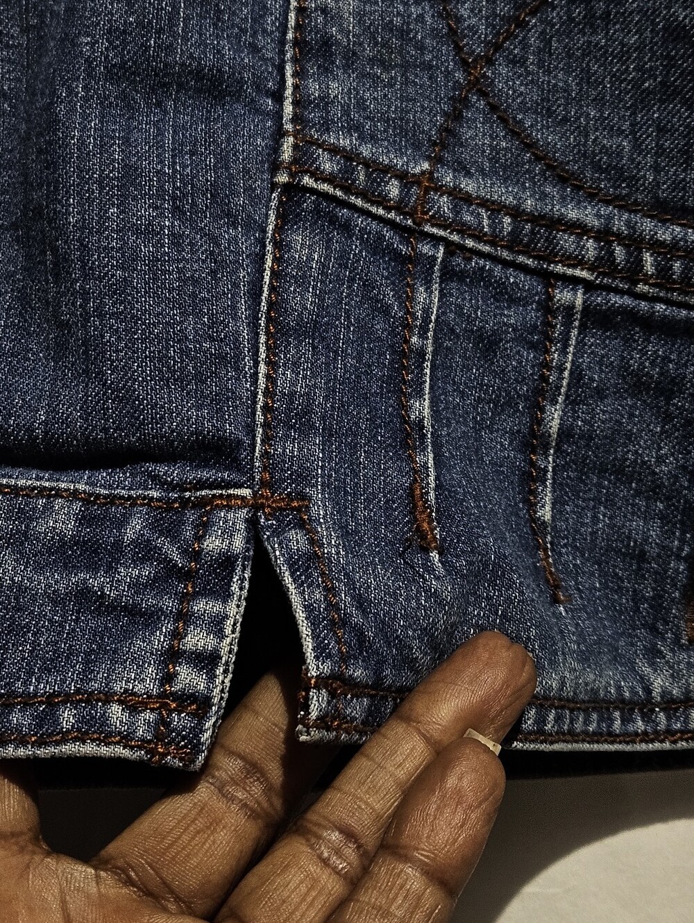Jeanstar Classic Blue Denim Four Pocket Y2K Jacket (Only) - Picture 9 of 10